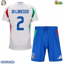 Italia Giovanni Di Lorenzo #2 Bortedraktsett Barn EM 2024 Kortermet (+ Korte bukser)